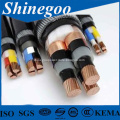 Fluoroplastic insulated PVC sheathed steel tape armoured power cable